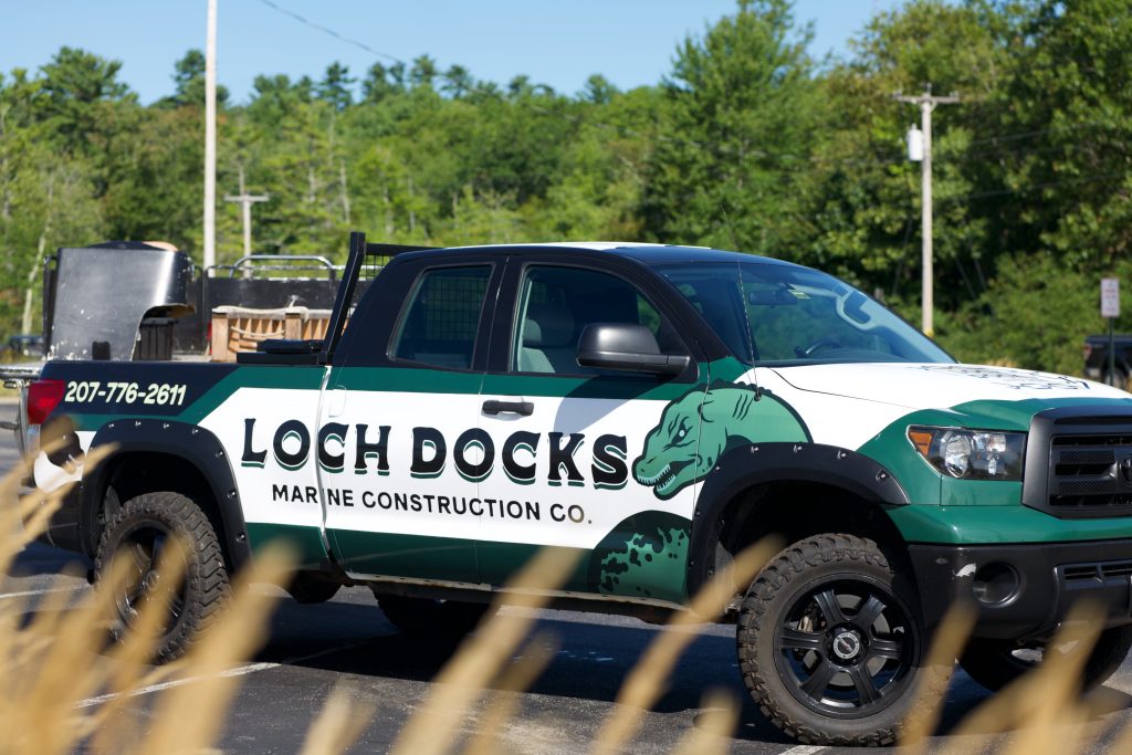 Loch Docks Marine Construction Truck